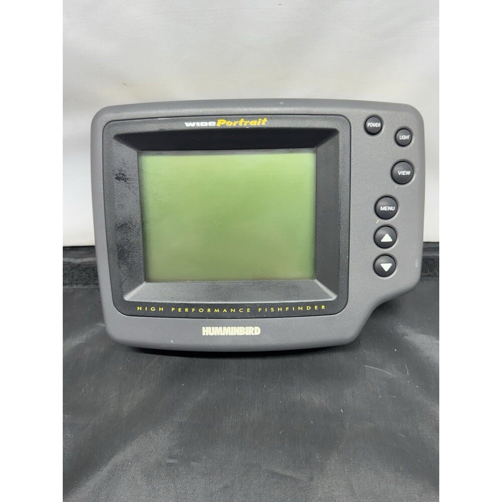Humminbird Wide Portrait High Performance Fishfinder Fishing Boating - Untested